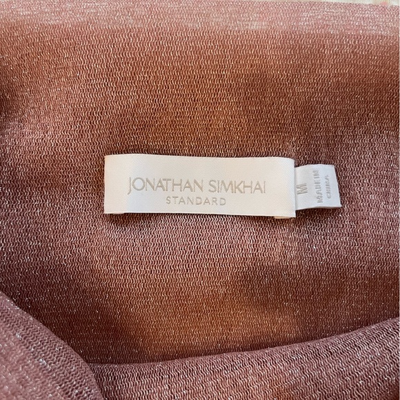 Simkhai sheer sparkly off the shoulder top size M - Picture 9 of 10